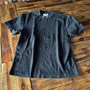 Armani Exchange Dark Tee with Logo Detail
